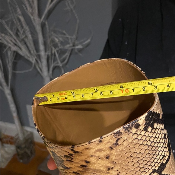 Tory Burch Diamant Lux snakeskin knee high boot - Picture 14 of 14